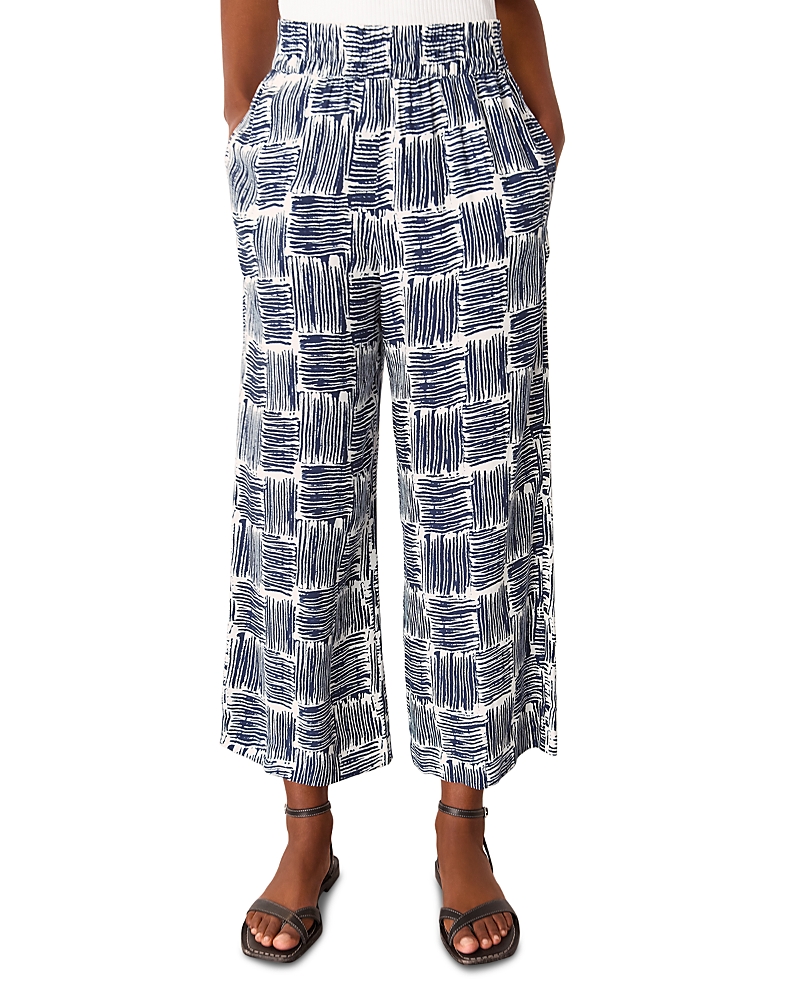 Whistles Hatch Squares Cropped Pants