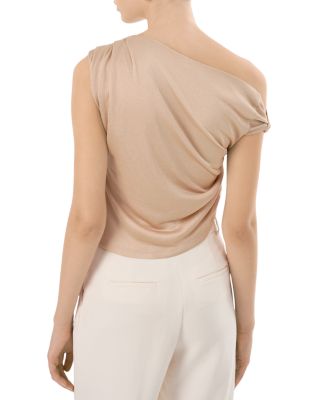 Evonne One Shoulder Ruched Top