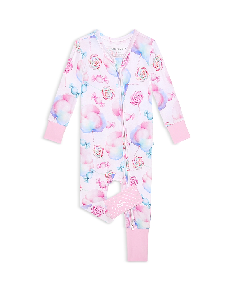 Posh Peanut Girls' Sweeties Convertible Coverall - Baby