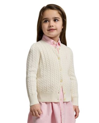 Girls' Cable-Knit Cardigan - Little Kid