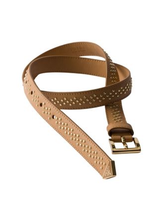Leather Belt with Studs