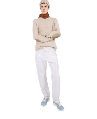 Men's Patent Leather and Technical Fabric America's Cup Sneakers in Sky Blue