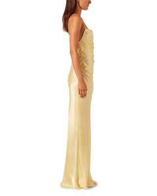 La Lune Lace Up Back Maxi Dress