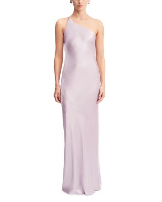 La Lune One Shoulder Cowl Back Gown