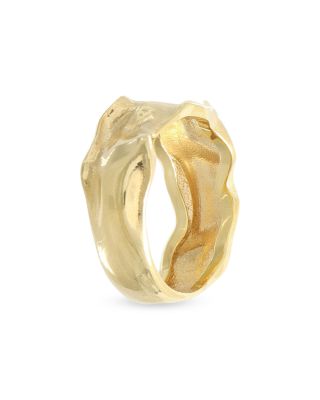 Liquid Gold Statement Ring in 14K Yellow Gold