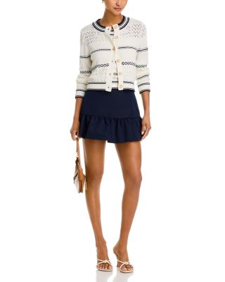 Crochet Pointelle Cardigan - Exclusive 