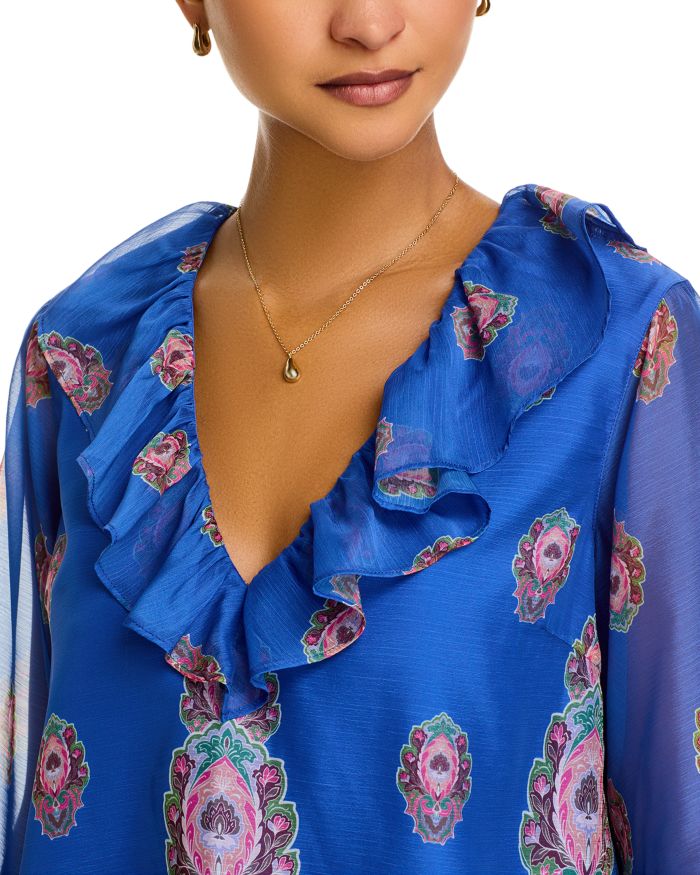 Paisly Chiffon Blouse - Exclusive