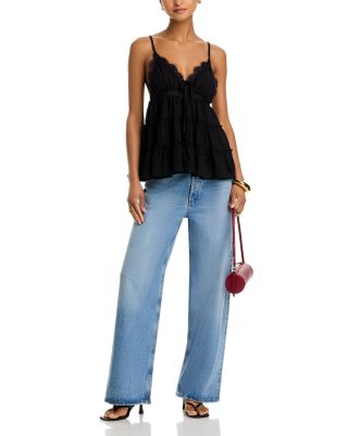 Lace Trim Camisole Top - Exclusive 