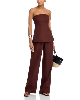 Lucy Paris - Barbara Smocked Strapless Top & Barbara Pants