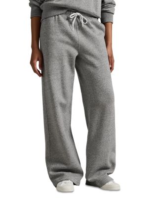 Ralph Lauren - Drawstring Fleece Wide Leg Sweatpants
