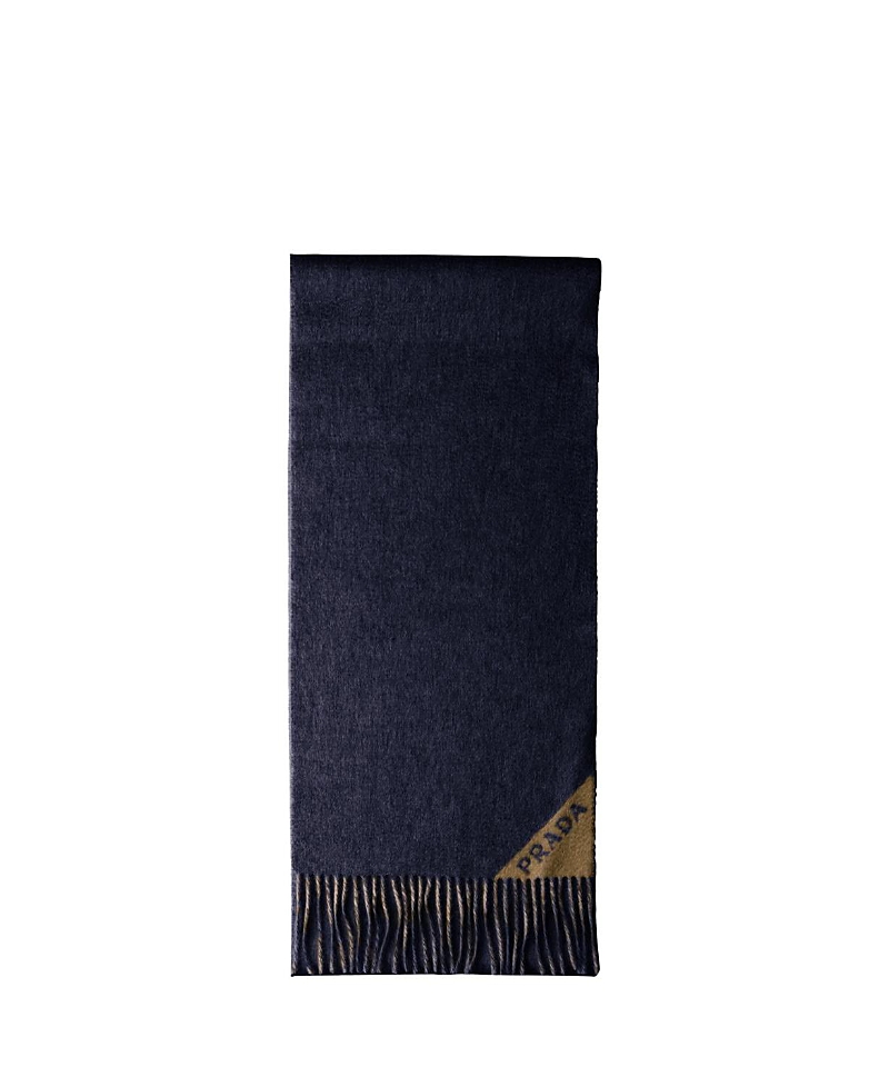 Prada Men's Double-faced Cashmere Scarf