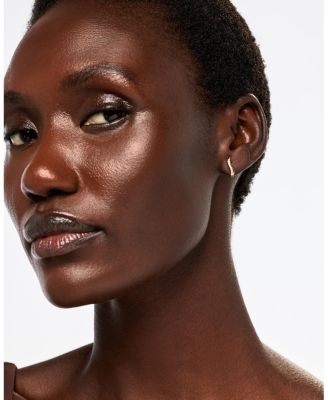 Solid Gold Lab Grown Diamond Flame Studs