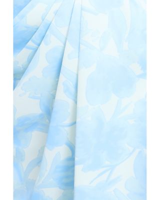 Pleat Bodice Strapless Dress