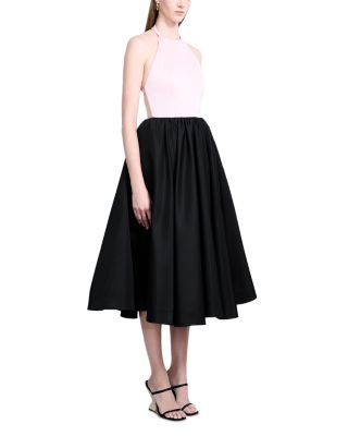 Halter Neck Midi Dress