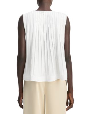 Pleated A Line Top