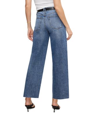 Good Skate Wide Cropped Jeans in Indigo978