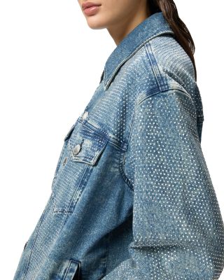 Dakar Giubbino Embellished Denim Jacket