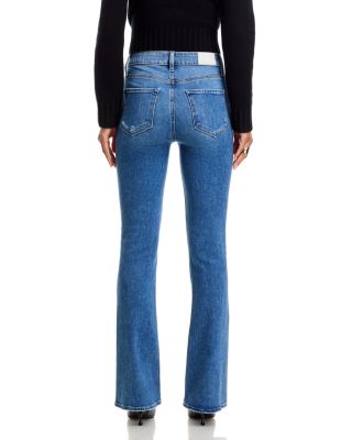 Laurel Canyon High Rise Flare Jeans in Rock Show Distressed