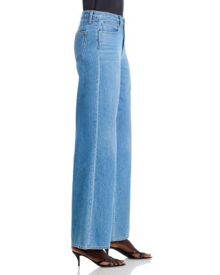 Alicent High Rise Sneaker Wide Leg Jeans in Caster