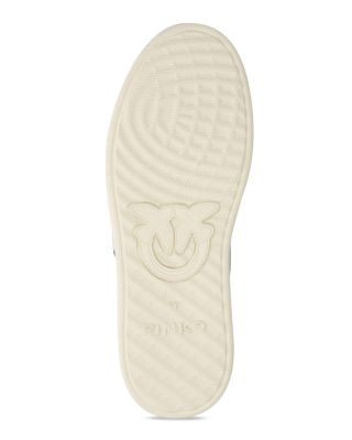 スニーカー PINKO Women Sneakers SS0077P014ZI6MANDY11 White Pinko Sneakers with embroidery - White | SS0077P014ZI6MANDY11