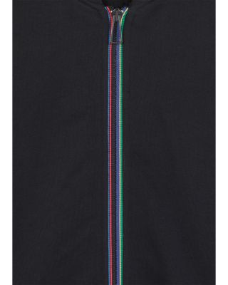 Regular Fit Striped Zip Hoodie