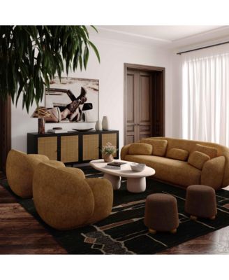 Jaine Boucle Ottoman