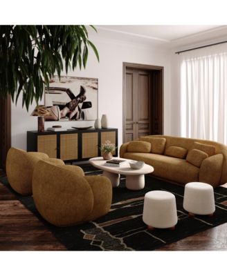 Jaine Boucle Ottoman