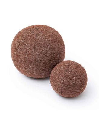 Boba Textured Basketweave 9" Ball Pillow