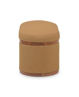 Olivier Oval Storage Ottoman