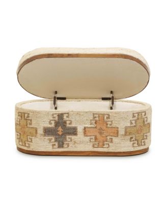 Olivier Oval Storage Ottoman