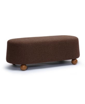 Jaine Boucle Large Ottoman