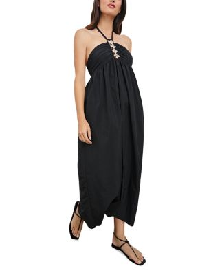 Palazzo Halter Maxi Dress