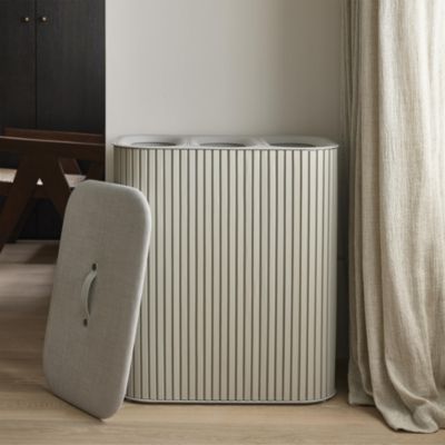 Tota Trio Luxe 90-liter Bamboo Laundry Separation Basket