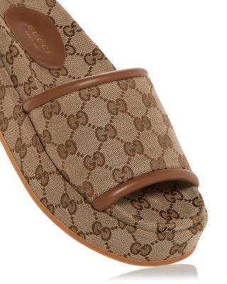 Women's GG Platform Slide Sandals