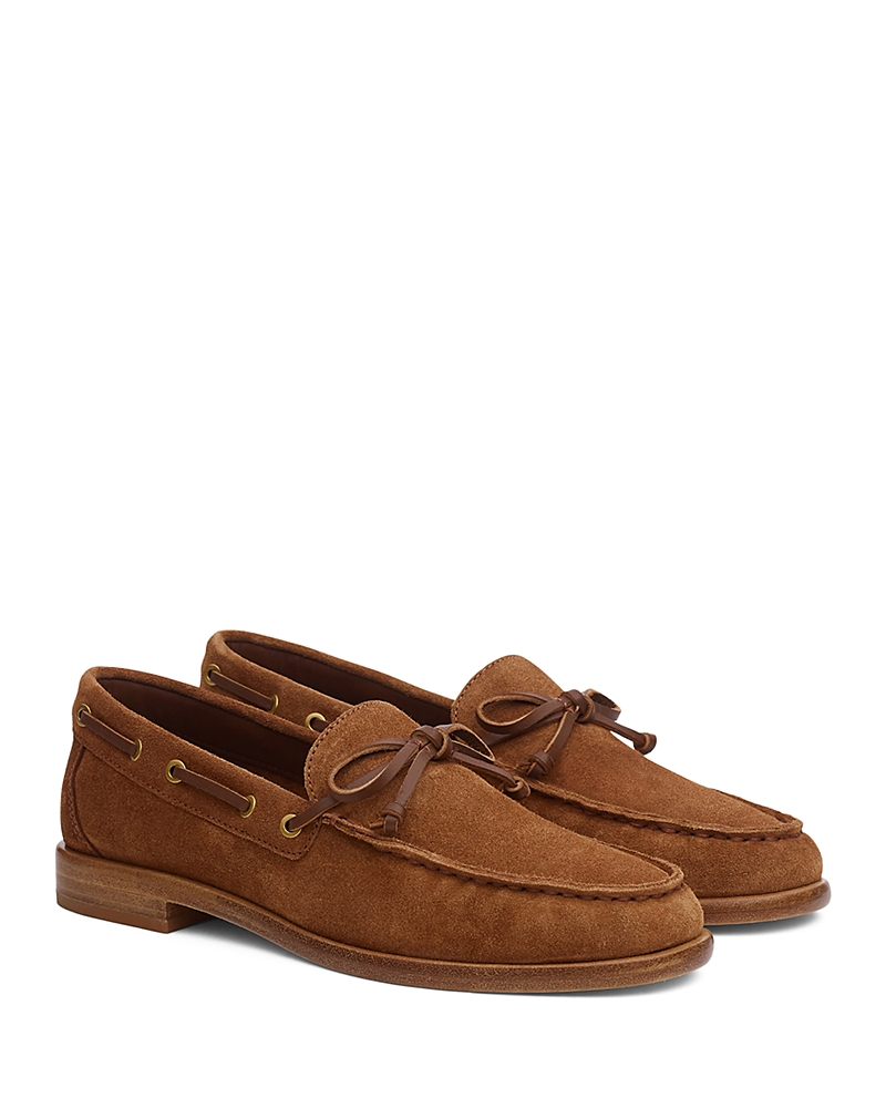 Rag & Bone Tan Carter Suede Boat Shoes