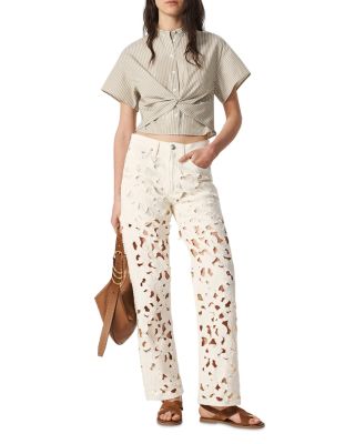 Gretchen Stripe Poplin Shirt