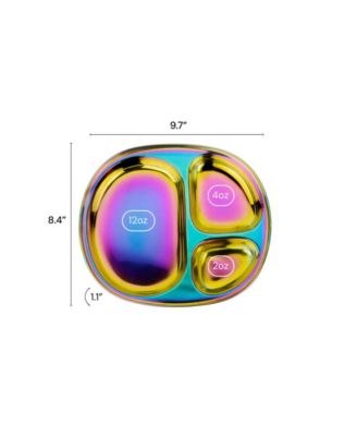  Unisex Balanced Bites Plates Pack of 4 - Ages 12 months+