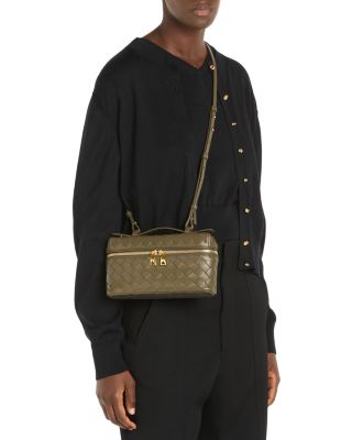 Bang Bang Intrecciato Leather Vanity Case