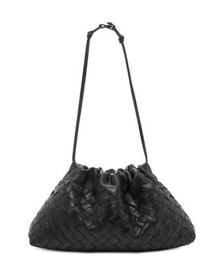 Dustbag Intrecciato Leather Shoulder Bag