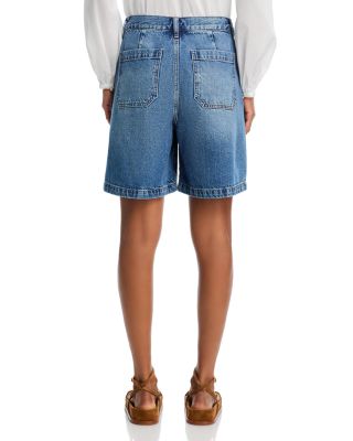 The Utility Denim Shorts