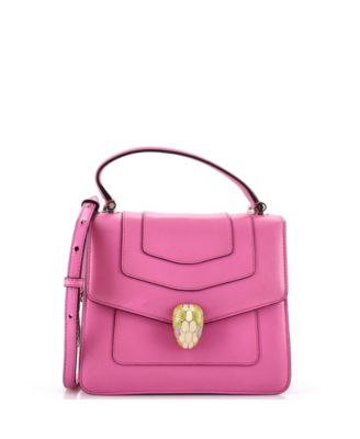 Pre-Owned Bvlgari - Small Serpenti Forever Top Handle Bag Leather