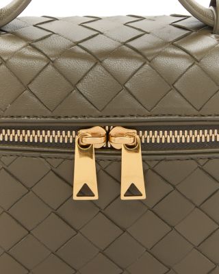 Bang Bang Intrecciato Leather Vanity Case