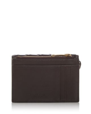 Andiamo Intrecciato Leather Card Case