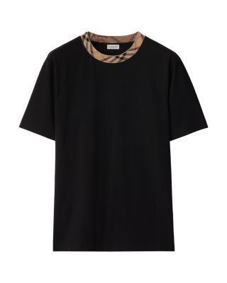 Ryan Relaxed Fit Check Crewneck Tee