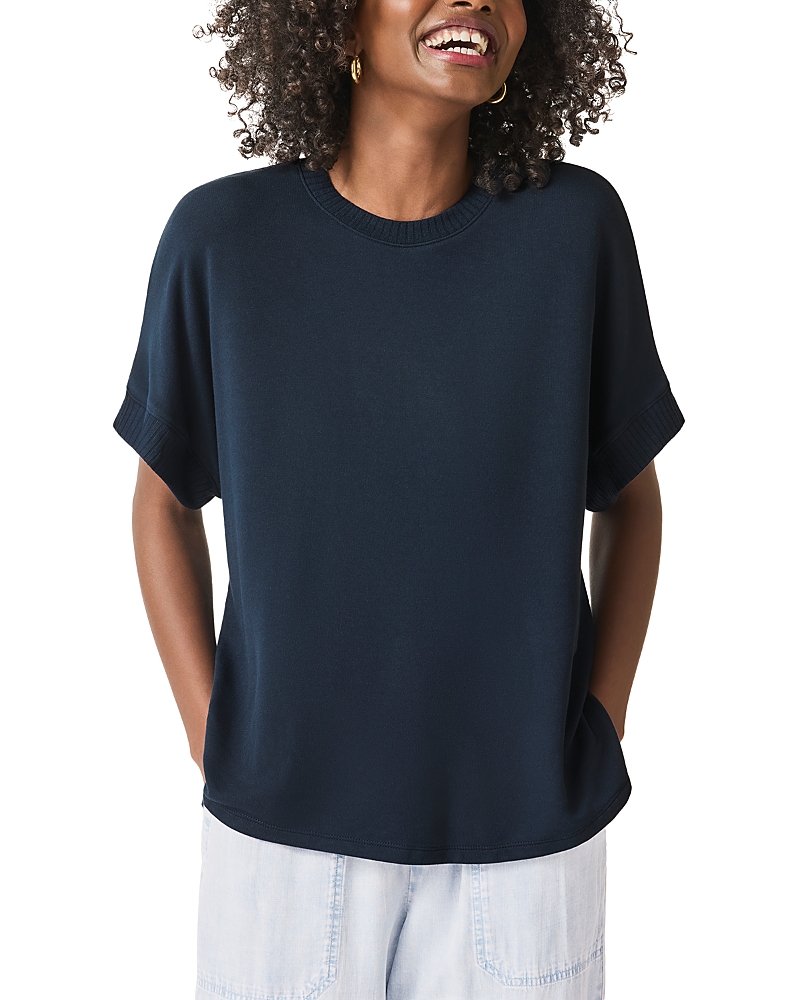Splendid Supersoft Short Sleeve Sweatshirt