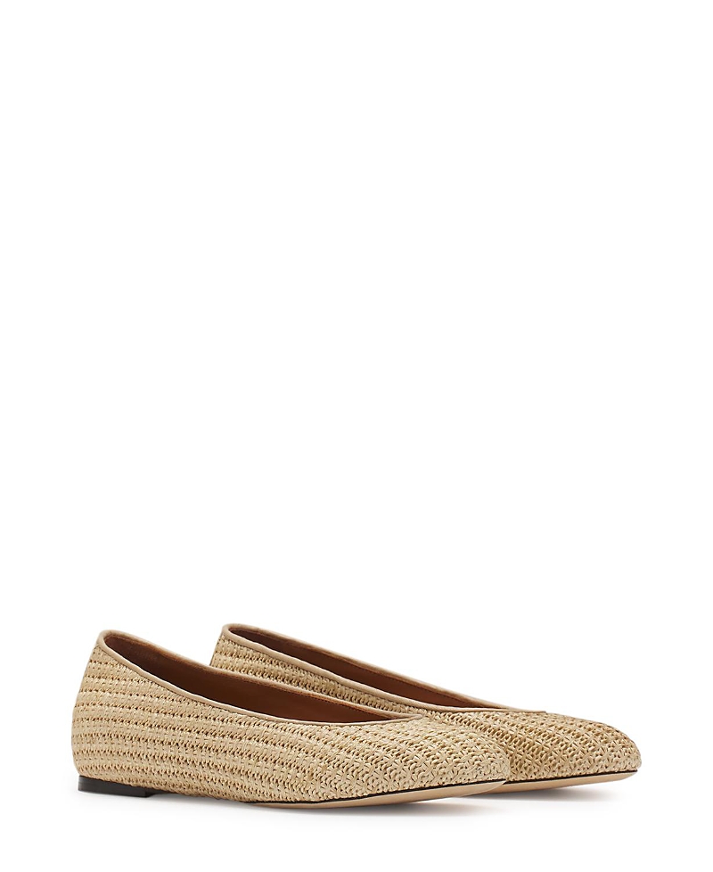 Lanvin Women's Raffia Ballerina Flats