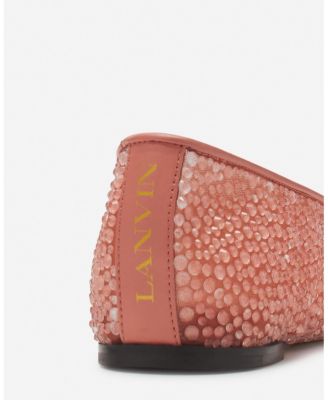 Lanvin Women's Mesh Ballerina with Rhinestones | Bloomingdale's