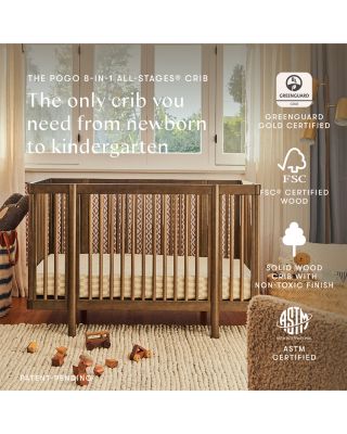Pogo 8 in 1 Convertible Crib with All Stages Conversion Kits