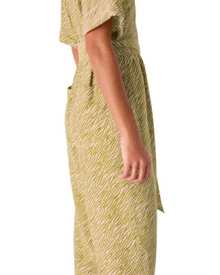 Petites Kelly Tiger Flame Jumpsuit