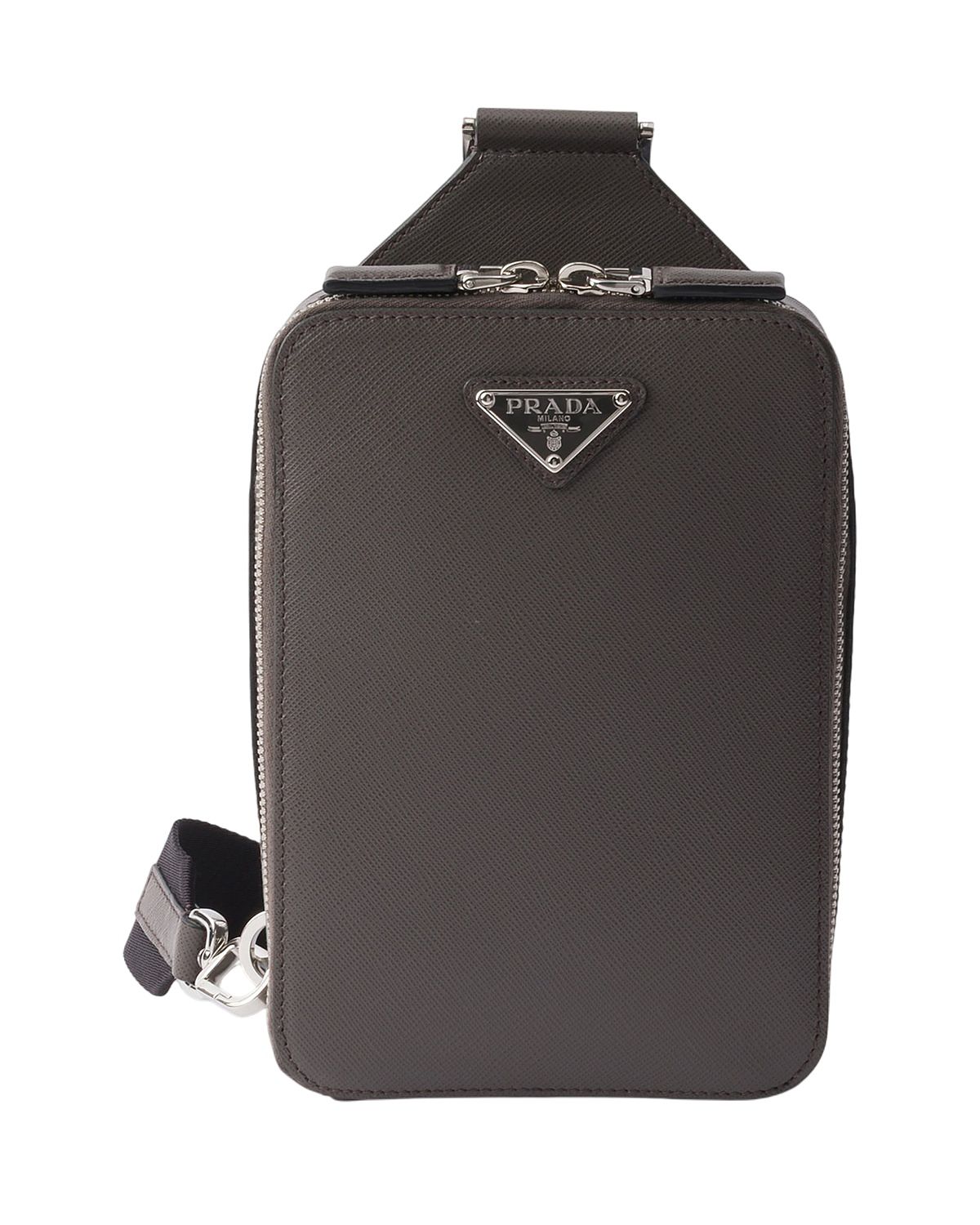 Prada Brique Saffiano Leather Bag